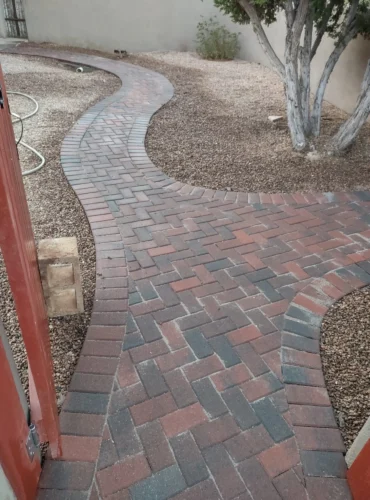 Main Flagstone Pathway