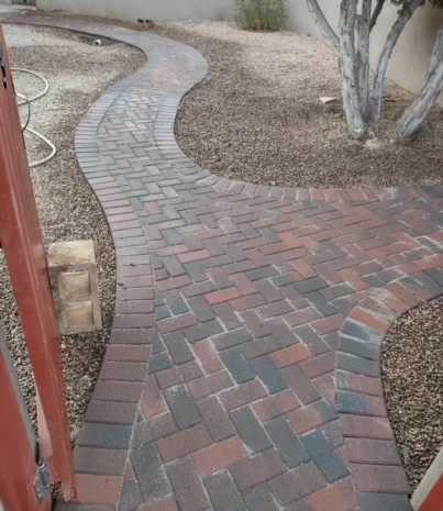 Main Flagstone Pathway