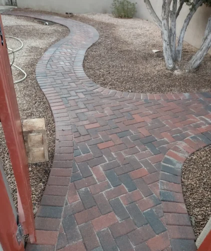 Main Flagstone Pathway