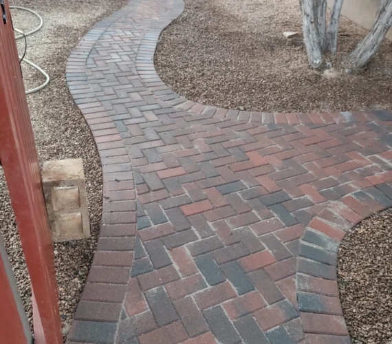 Main Flagstone Pathway