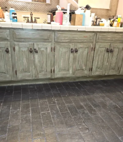 New Antique Style Bathroom Cabinet Project
