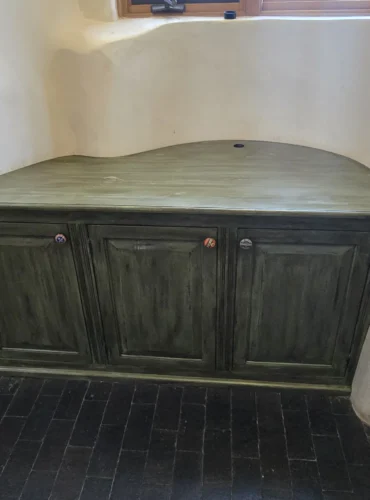 Transforming a Standard Cabinet into an Antique Design