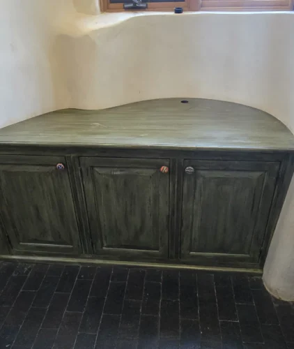 Transforming a Standard Cabinet into an Antique Design