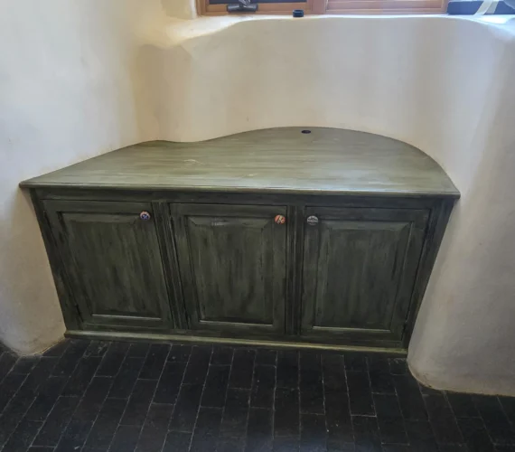 Transforming a Standard Cabinet into an Antique Design