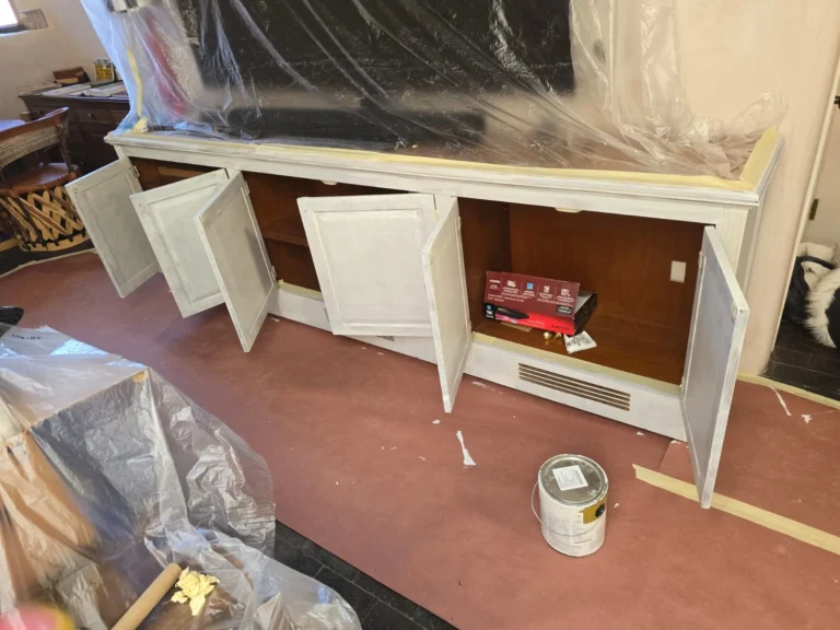 before_transforming_a_standard_cabinet_into_an_antique_design